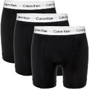 Calvin Klein 3P Cotton Stretch Boxer Brief Svart bomull X-Large Herre