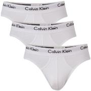 Calvin Klein 3P Cotton Stretch Hip Brief Hvit bomull X-Large Herre