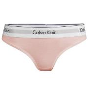 Calvin Klein Truser Modern Cotton Thong Lysrosa Large Dame