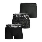 Björn Borg 3P Cotton Stretch Shorts For Boys 2033 Svart mønstret bomul...