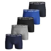 Björn Borg 5P Essential Shorts Solids Blå/Grå bomull Small Herre