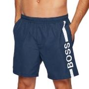 BOSS Badebukser Dolphin Recycled Swim Shorts Mørkblå polyester XX-Larg...