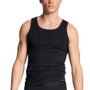 Calida Cotton Code Athletic Shirt Svart bomull Small Herre