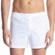 Calida Cotton Code Boxer Shorts With Fly Hvit bomull Small Herre