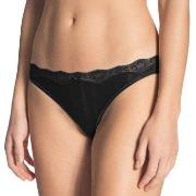 Calida Truser Etude Toujours Low Cut Brief Svart bomull Large Dame