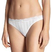 Calida Truser Etude Toujours Low Cut Brief Hvit bomull X-Small Dame