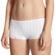 Calida Truser Etude Toujours Low Cut Panty Hvit bomull Small Dame