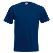 Fruit of the Loom Valueweight Crew Neck T Marine bomull Large Herre