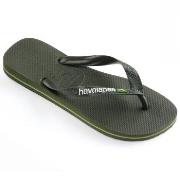 Havaianas Brasil Logo Oliven Str 37/38 Herre