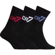 CR7 Cristiano Ronaldo Strømper 3P Boys Socks Svart Str 40/43