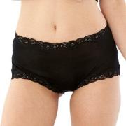 Damella Truser Silk Brief Svart silke Medium Dame