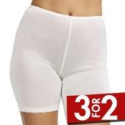 Damella Truser Silk Shorts Elfenben silke Medium Dame