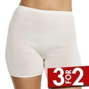 Damella Truser Wool And Silk Shorts Vanilje ull 46 Dame