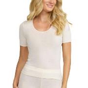 Damella Wool And Silk T-Shirt Vanilje ull 42 Dame