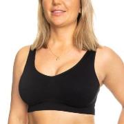 Decoy BH Bra Top Wide Straps Svart polyamid Large Dame