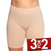 Decoy Seamless Shorts Beige X-Large Dame