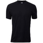 Dovre Singel Jersey T-Shirt Svart bomull Medium Herre