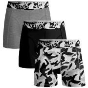 Muchachomalo 3P Cotton Stretch Duche Boxer Svart/Grå bomull Medium Her...