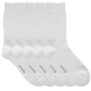 Resteröds Strømper 5P Bamboo Socks Hvit Str 40/45 Herre