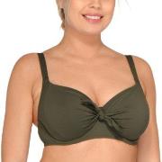 Saltabad Dolly Bikini Bra Militærgrønn polyamid D 80 Dame