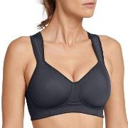 Schiesser BH Active Sport Medium Support Bra Antracit C 70 Dame