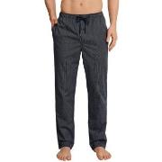 Schiesser Mix and Relax Woven Lounge Pants Mørkblå vevd bomull Medium ...