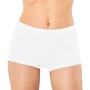 Sloggi Truser Basic Short Hvit bomull 42 Dame