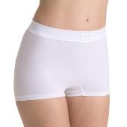 Sloggi Truser Double Comfort Shorts Hvit bomull 46 Dame