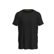 Stedman Active 140 Raglan For Men Svart polyester Medium Herre