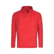 Stedman Active Fleece Half-Zip For Men Rød polyester XX-Large Herre