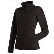 Stedman Active Fleece Jacket For Women Svart polyester Medium Dame