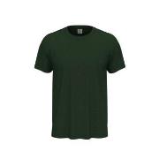 Stedman Classic Men T-shirt Mørkgrørnn  bomull Small Herre