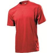 Stedman Classic Men T-shirt Rød bomull Medium Herre