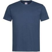 Stedman Classic T Organic Unisex Crew Neck Marine økologisk bomull Lar...