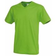 Stedman Classic V-Neck Men T-shirt Lysegrønn bomull XX-Large Herre