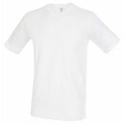 Stedman Classic-T Fitted For Men Hvit bomull X-Large Herre