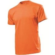 Stedman Comfort Men T-shirt Oransje bomull Small Herre