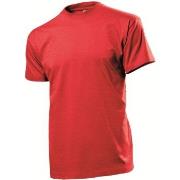 Stedman Comfort Men T-shirt Rød bomull Small Herre