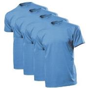 Stedman 4P Comfort Men T-shirt Lysblå bomull XX-Large Herre