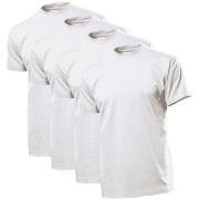 Stedman 4P Comfort Men T-shirt Hvit bomull Medium Herre