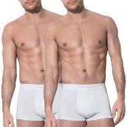 Stedman 2P Dexter Boxer For Men Hvit bomull Medium Herre