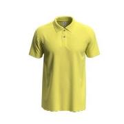 Stedman Polo Men Gul bomull Medium Herre