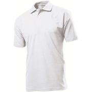 Stedman Polo Men Hvit bomull X-Large Herre