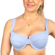 Sunseeker Rustic Sweetheart Underwire Bikini Bra Lysblå polyamid D 40 ...