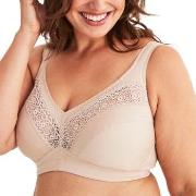 Swegmark BH Cotton Star Soft Bra Beige bomull E 85 Dame