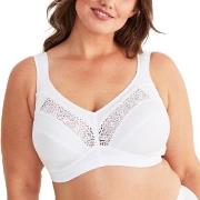 Swegmark BH Cotton Star Soft Bra Hvit bomull C 80 Dame