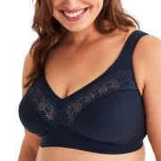 Swegmark BH Cotton Star Soft Bra Marine bomull E 90 Dame