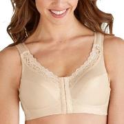 Swegmark BH Maj Front Closure Soft Bra Beige D 95 Dame