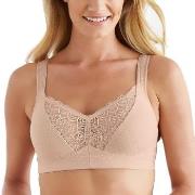 Swegmark BH Wellness Dots Organic Soft Bra Beige økologisk bomull D 95...