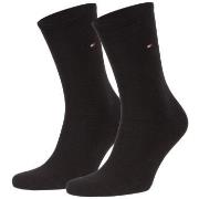 Tommy Hilfiger Strømper 2P Women Classic Casual Socks Svart Str 35/38 ...